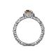 5 - Cora Signature Halo Engagement Ring 