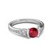 3 - Alana Signature Ruby and Diamond Engagement Ring 