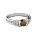 3 - Alana Signature Smoky Quartz and Diamond Engagement Ring 