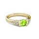 3 - Alana Signature Peridot and Diamond Engagement Ring 