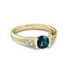 3 - Alana Signature Blue and White Diamond Engagement Ring 
