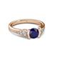 3 - Alana Signature Blue Sapphire and Diamond Engagement Ring 