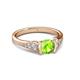 3 - Alana Signature Peridot and Diamond Engagement Ring 