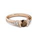 3 - Alana Signature Smoky Quartz and Diamond Engagement Ring 