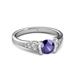 3 - Alana Signature Iolite and Diamond Engagement Ring 
