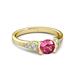 3 - Alana Signature Pink Tourmaline and Diamond Engagement Ring 