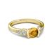 3 - Alana Signature Citrine and Diamond Engagement Ring 