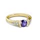 3 - Alana Signature Iolite and Diamond Engagement Ring 