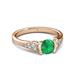 3 - Alana Signature Emerald and Diamond Engagement Ring 