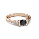 3 - Alana Signature Black and White Diamond Engagement Ring 