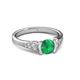3 - Alana Signature Emerald and Diamond Engagement Ring 