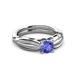 3 - Kayla Signature Tanzanite and Diamond Solitaire Plus Engagement Ring 