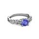 3 - Carina Signature Tanzanite and Diamond Engagement Ring 