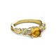 3 - Carina Signature Citrine and Diamond Engagement Ring 