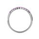 5 - Clara 2.40 mm Amethyst 10 Stone Wedding Band 
