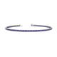 1 - Leslie 2.00 mm Iolite Eternity Tennis Bracelet 
