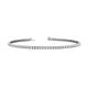 1 - Leslie 2.00 mm White Sapphire Eternity Tennis Bracelet 