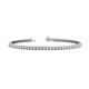 1 - Leslie 2.70 mm White Sapphire Eternity Tennis Bracelet 