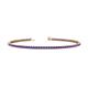 1 - Leslie 2.00 mm Iolite Eternity Tennis Bracelet 