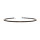 1 - Leslie 2.00 mm Smoky Quartz Eternity Tennis Bracelet 