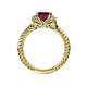 5 - Anora Signature Ruby and Diamond Engagement Ring 