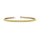 1 - Leslie 2.40 mm Yellow Sapphire Eternity Tennis Bracelet 