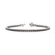 1 - Izarra 2.30 mm Smoky Quartz Eternity Tennis Bracelet 