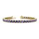 1 - Leslie 4.00 mm Iolite Eternity Tennis Bracelet 