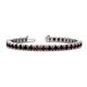 1 - Leslie 4.00 mm Red Garnet Eternity Tennis Bracelet 