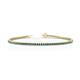 1 - Izarra 2.00 mm Blue Diamond Eternity Tennis Bracelet 
