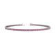 1 - Cliona 2.00 mm Pink Sapphire Eternity Tennis Bracelet 