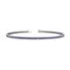 1 - Cliona 2.00 mm Iolite Eternity Tennis Bracelet 