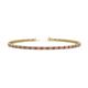 1 - Cliona 2.00 mm Ruby and Diamond Eternity Tennis Bracelet 