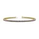 1 - Cliona 2.40 mm Iolite Eternity Tennis Bracelet 