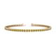 1 - Cliona 2.40 mm Yellow Sapphire Eternity Tennis Bracelet 
