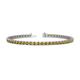 1 - Cliona 2.70 mm Citrine Eternity Tennis Bracelet 