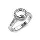 3 - Ara Semi Mount Halo Engagement Ring 