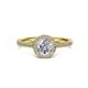 3 - Vida Signature Diamond Halo Engagement Ring 