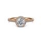 3 - Vida Signature Diamond Halo Engagement Ring 