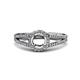 2 - Aylin Semi Mount Halo Engagement Ring 