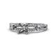 1 - Senna Desire Split Shank Semi Mount Engagement Ring  