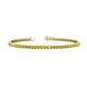 1 - Leslie 2.40 mm Yellow Diamond Eternity Tennis Bracelet 