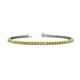 1 - Leslie 2.70 mm Yellow Diamond Eternity Tennis Bracelet 