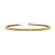 1 - Leslie 2.70 mm Yellow Diamond Eternity Tennis Bracelet 