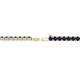 2 - Leslie 2.70 mm Blue Sapphire Eternity Tennis Bracelet 