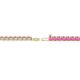 2 - Leslie 2.70 mm Pink Sapphire Eternity Tennis Bracelet 