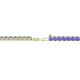2 - Leslie 2.70 mm Tanzanite Eternity Tennis Bracelet 