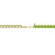 2 - Leslie 2.70 mm Peridot Eternity Tennis Bracelet 