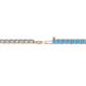 2 - Leslie 2.70 mm Blue Topaz Eternity Tennis Bracelet 