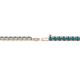 2 - Leslie 2.70 mm London Blue Topaz Eternity Tennis Bracelet 
